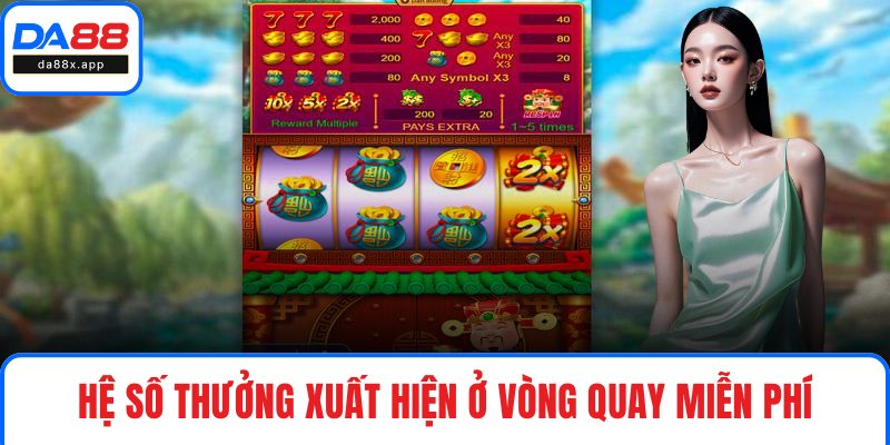 Nổ Hũ Thần Tài – Game Đặc Sắc, Thưởng Đậm Chỉ Vài Vòng Quay Hệ số thưởng xuất hiện ở vòng quay miễn phí